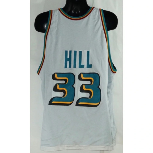 Detroit Pistons Grant Hill Champion Jersey XL - Picture 9 of 15